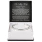 Cuff Bracelet Engraved - To My Wife "Never Forget How Much I Love You"