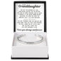 Engraved Cuff Bracelet - To My Granddaughter "You Are Stronger Than You Realize"