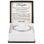 Cuff Bracelet Engraved - To My Daughter "Be Kind to Yourself"