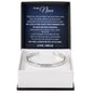 Cuff Bracelet Engraved - To My Niece "Keep Moving Forward"