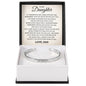 Cuff Bracelet Engraved - To My Daughter "You Bring Sunshine Into My World"