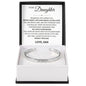Cuff Bracelet Engraved - To My Daughter "Never Forget Just How Deeply You're Loved"