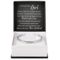 Cuff Bracelet Engraved - To My Beautiful Girl " You Complete Me"