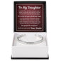 Cuff Bracelet Engraved - To My Daughter "You Are Braver, Stronger, Wiser, and More Loved Than You Know."