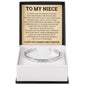 Cuff Bracelet Engraved - To My Niece "You Are a Gift"