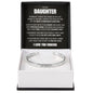 Cuff Bracelet Engraved - To My Daughter "Always Keep Me In Your Heart, Because You Are Forever Mine"