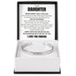 Cuff Bracelet Engraved - To My Daughter "Never Forget That I Love You"