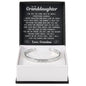 Engraved Cuff Bracelet - To My Granddaughter "I Will Love You Always and Forever"