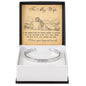 Cuff Bracelet Engraved - To My Wife "I Love You Beyond Words"