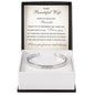 Cuff Bracelet Engraved - To My Beautiful Wife "I Love You"