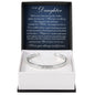 Cuff Bracelet Engraved - To My Daughter "You Taught Me How to Love Without Fear"
