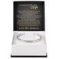 Cuff Bracelet Engraved - To My Beautiful Wife "I Can't Live Without You"