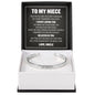Cuff Bracelet Engraved - To My Niece "Remember The One Who Always Believed in You"