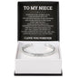 Cuff Bracelet Engraved - To My Niece "You Are Brave Enough To Face Anything"