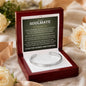 Cuff Bracelet Engraved - To My Soulmate "Always Remember That I Love You Forever"