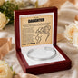 Cuff Bracelet Engraved - To My Daughter "I Love You Forever"