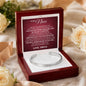 Cuff Bracelet Engraved - To My Niece "You Gave My World Meaning and My Heart a Purpose"