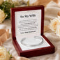 Cuff Bracelet Engraved - To My Wife "Never Forget That I Love You"