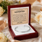Cuff Bracelet Engraved - To My Bonus Daughter "Always Keep Me In Your Heart"