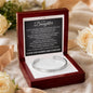 Cuff Bracelet Engraved - To My Daughter "Always Give You Best Effort"