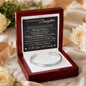 To My Daughter "Always Keep Me In Your Heart" Custom Engraved Cuff Bracelet