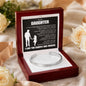 Cuff Bracelet Engraved - To My Daughter "The Most Beautiful Blessing Of My Life"