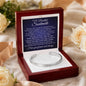 Cuff Bracelet Engraved - To My Beautiful Wife "The Day I Met You, My Life Changed Forever"