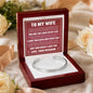 Cuff Bracelet Engraved - To My Wife "I Love You Each and Everyday"