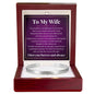 Cuff Bracelet Engraved - To My Wife "I Love You Forever and Always"
