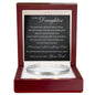 Cuff Bracelet Engraved - To My Daughter "I Love You With Everything I Had"