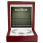Cuff Bracelet Engraved - To My Soulmate "Always Remember That I Love You Forever"