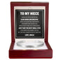 Cuff Bracelet Engraved - To My Niece "Just Take The Next Small Step"