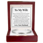 Cuff Bracelet Engraved - To My Wife "I Had You and You Had Me"