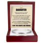 Cuff Bracelet Engraved - To My Daughter "Believe In Yourself"