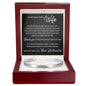 Cuff Bracelet Engraved - To My Wife "I Had You, and You Had Me"