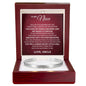 Cuff Bracelet Engraved - To My Niece "You Gave My World Meaning and My Heart a Purpose"
