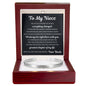 Cuff Bracelet Engraved - To My Niece "I'll Always Be Right There with You"