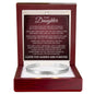 Cuff Bracelet Engraved - To My Daughter "You Are A Gift, A Blessing, and A Constant Light In My Heart"