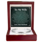 Cuff Bracelet Engraved - To My Wife "Thank You For Always Being By My Side"