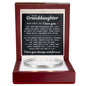 Engraved Cuff Bracelet - To My Granddaughter "Learn To Love Yourself"