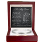 Cuff Bracelet Engraved - To My  love "I Love You Forever and Always"