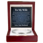 Cuff Bracelet Engraved - To My Wife "Thank You For Being My Partner"