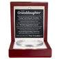 Engraved Cuff Bracelet - To My Granddaughter "You Gave My Life A Meaning"