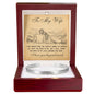 Cuff Bracelet Engraved - To My Wife "I Love You Beyond Words"