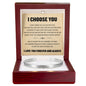 Cuff Bracelet Engraved - "I Choose You"