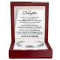 Cuff Bracelet Engraved - To My Daughter "Remember That My Love is Your Shelter"
