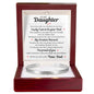 Cuff Bracelet Engraved - To My Daughter "Lucky I Am To Be Your Dad"