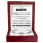 Cuff Bracelet Engraved - To My Daughter "Trust Your Heart, Even When The World Makes You Doubt Yourself"
