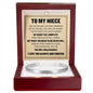 Cuff Bracelet Engraved - To My Niece "My Heart Feel Complete"