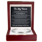Cuff Bracelet Engraved - To My Niece "I Loved You"